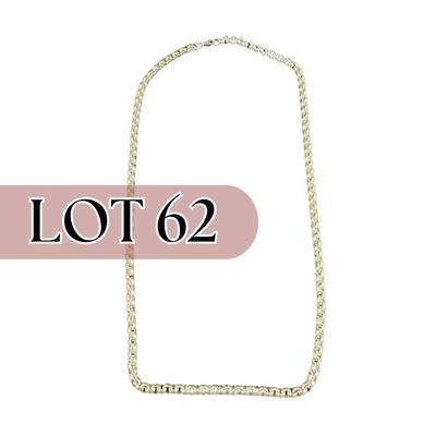 -62- MONET | Vintage Silver Tone Necklace Chain | Marked
