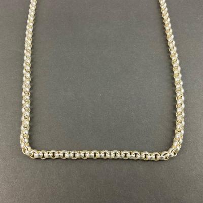 -62- MONET | Vintage Silver Tone Necklace Chain | Marked