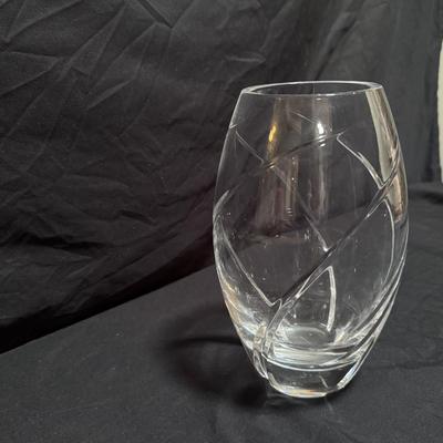 “Swirl Optic” Crystal Vase by Tiffany & Co. (LR-DZ)