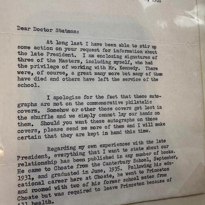 John F. Kennedy Memorabilia