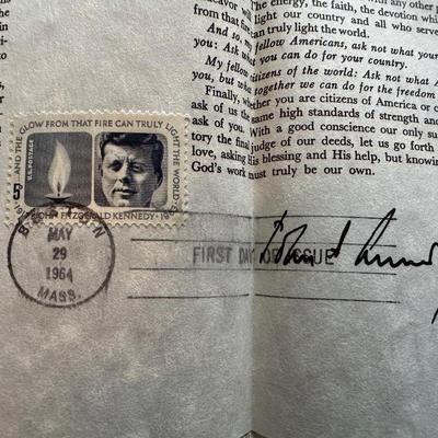 John F. Kennedy Memorabilia