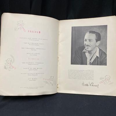 1940 DIsney Fantasia Program/Playbill