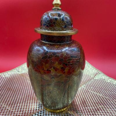 Cloisonne GInger Jar