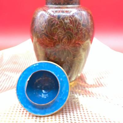 Cloisonne GInger Jar