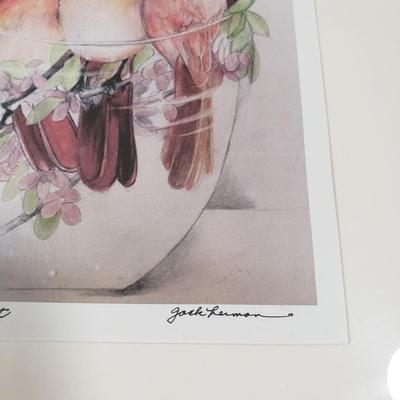 "Cardinal Bouquet" Artist Proof by Jock Ferman (O-KD)