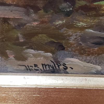 19th Century Landscape on Wood (DR-KD)