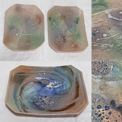 Hanaka Handcrafted Pottery Plates (LR-DZ)