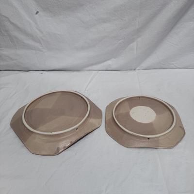 Hanaka Handcrafted Pottery Plates (LR-DZ)