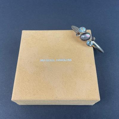 -78- MICHAEL DAWKINS | Thailand Sterling Bracelet With Stones