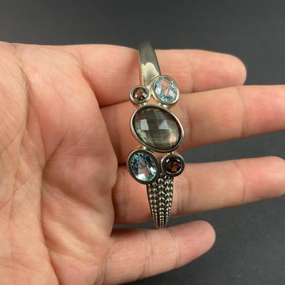 -78- MICHAEL DAWKINS | Thailand Sterling Bracelet With Stones