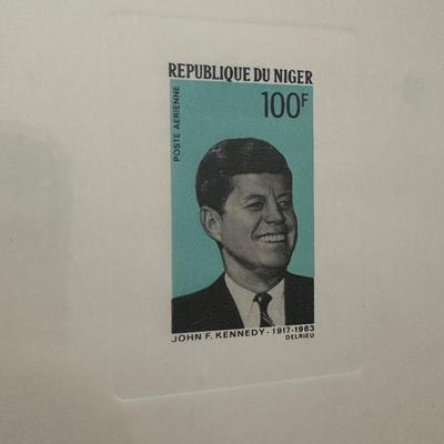 John F. Kennedy Memorial Postage Stamps