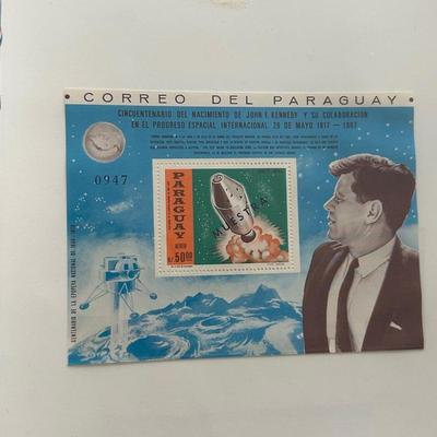 John F. Kennedy Memorial Postage Stamps