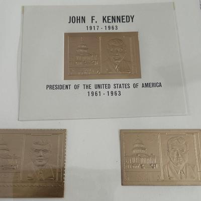 John F. Kennedy Memorial Postage Stamps