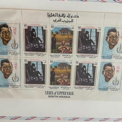 John F. Kennedy Memorial Postage Stamps