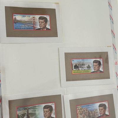 John F. Kennedy Memorial Postage Stamps
