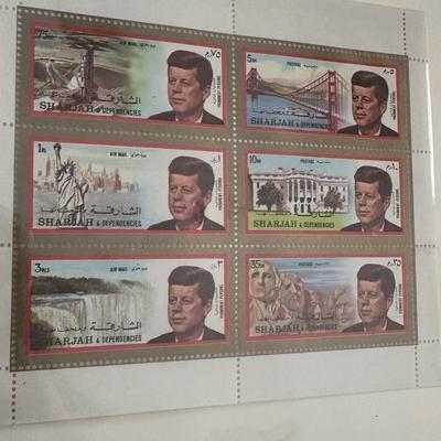 John F. Kennedy Memorial Postage Stamps