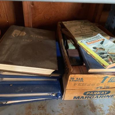 Vintage books and magazines