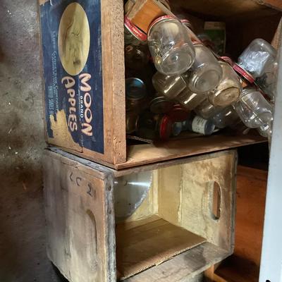 2 vintage boxes of hardware