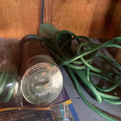 Cord and power outlet stake
