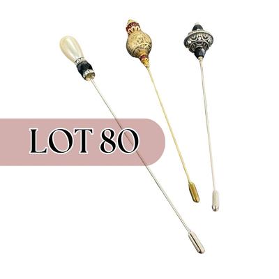 -80-COSTUME | Beaded Hat Pins