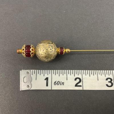 -80-COSTUME | Beaded Hat Pins
