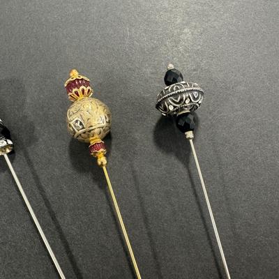 -80-COSTUME | Beaded Hat Pins