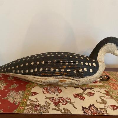 Fred Schieber decoy loon