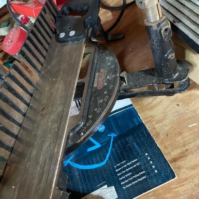 Table with misc tools
