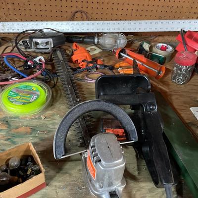 Table with misc tools