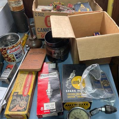 Vintage spark plugs and more