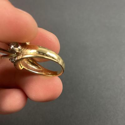 -85- GOLD | 14K Yellow Gold & Diamonds | Marked
