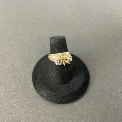 -85- GOLD | 14K Yellow Gold & Diamonds | Marked