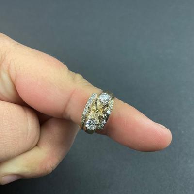 -85- GOLD | 14K Yellow Gold & Diamonds | Marked