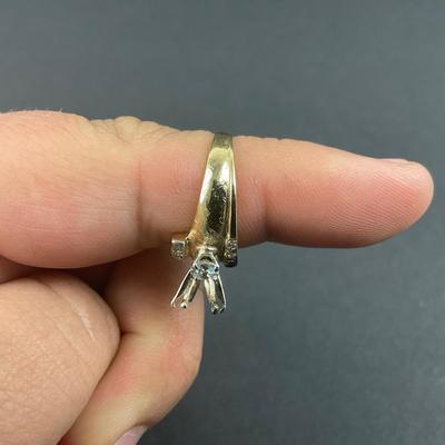 -85- GOLD | 14K Yellow Gold & Diamonds | Marked