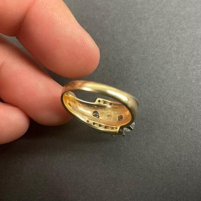 -85- GOLD | 14K Yellow Gold & Diamonds | Marked