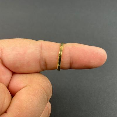 -86- GOLD | 14K Yellow Gold & Diamond Ring | Marked