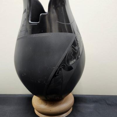 Mata Ortiz Black on Black Pottery