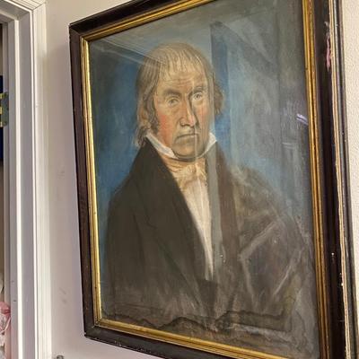 Antique Pastel Portrait