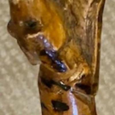 Vintage Carved Shillelagh Walking Stick