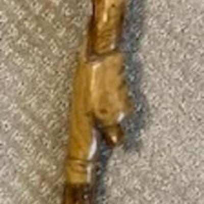Vintage Carved Shillelagh Walking Stick