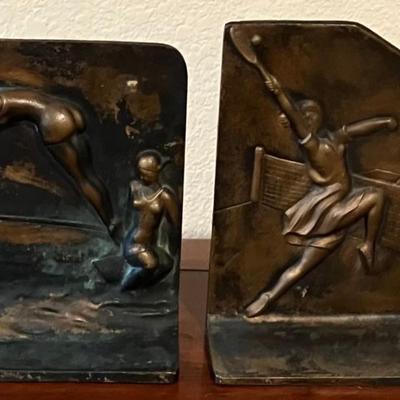 Vintage Copper Bookends