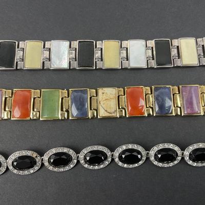 -93- MONET | Assortment Of Bracelets | Marked