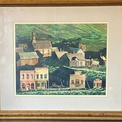 Jim Pederson Framed Original Watercolor