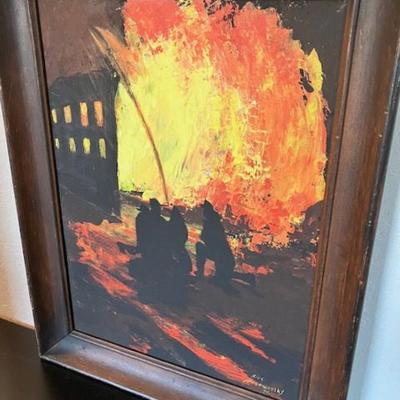 Alec Noseworthy Original Framed Oil Painting