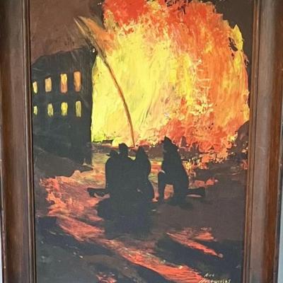 Alec Noseworthy Original Framed Oil Painting