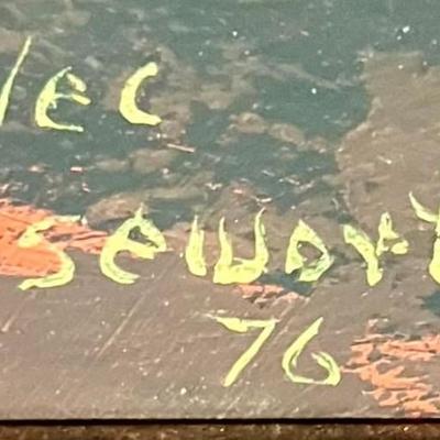 Alec Noseworthy Original Framed Oil Painting