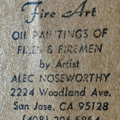 Alec Noseworthy Original Framed Oil Painting