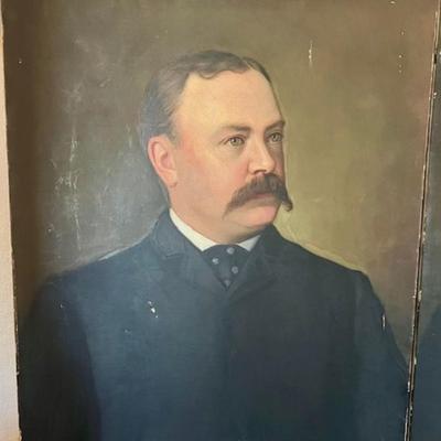 Two Original Portraits 1891 By H.E.C. Peterson