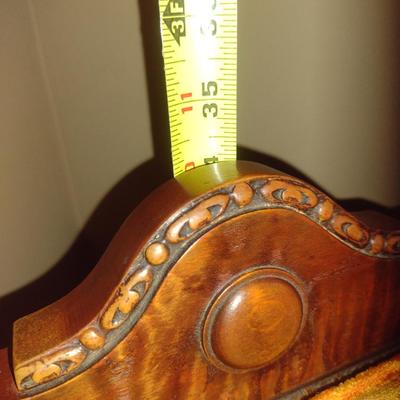 Antique Wooden Arm Chair with Cane Back and Sides