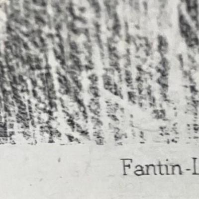 Fantin Latour Framed Lithograph
